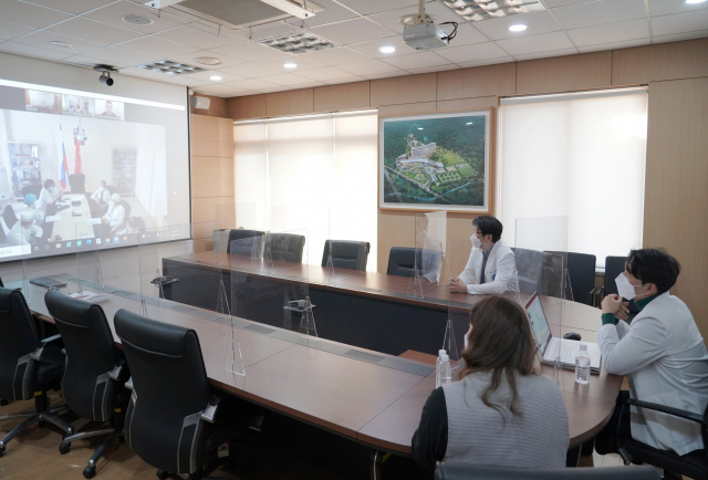 상트페테르부르크 원격진료 콘퍼런스. 동남권원자력의학원 제공