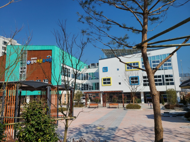 전국 최초로 체험동을 갖춘 부산 강서구 명지가온유치원 전경. 부산시교육청 제공