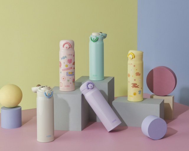 써모스 ‘마이 디자인 보틀 원터치’. 써모스 제공