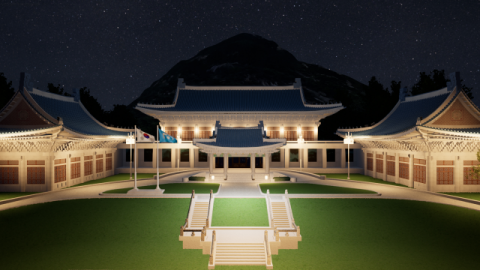 KBS 2022 대통령선거 개표방송 XR로 경험하는 청와대_KBS 제공