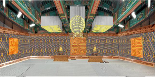 지난해부터는 법당을 여법하게 단장하고 법당 내부 벽면에 1만의 불보살상을 봉안하는 불사를 시작 했다. 해인사 제공