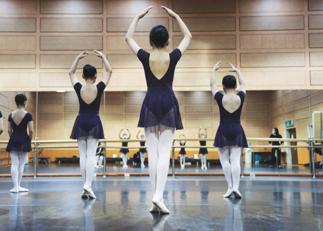 국립발레단이 지난해 진행한 '꿈나무 교실' 현장. 국립발레단 제공