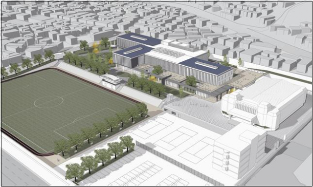 동래고등학교 증개축 건물 조감도. 부산시교육청 제공