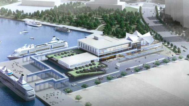 부산항 북항 1단계 재개발사업 구역에 들어설 공공콘텐츠 시설의 하나인 부산항기념관 조감도. 해수부 부산항북항통합개발추진단 제공