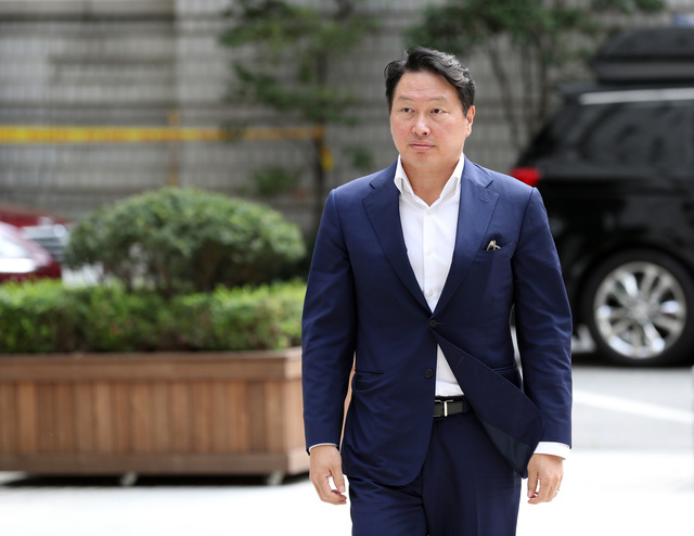 최태원 SK그룹 회장. 부산일보DB