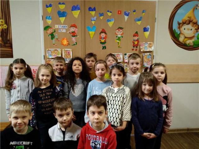 폴란드 토룬시의 제35 초등학교 유치원생들을 필자가 직접 찍은 사진. 그라지나 슈브리친스카 제공