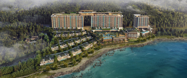 부산 기장군 오시리아 관광단지 내 세계적인 럭셔리 휴양시설인 ‘반얀트리 해운대 부산’이 29일 기공식을 갖는다. 루펜티스(주) 제공