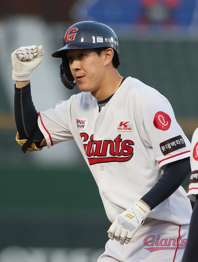 국군체육부대(상무)에 합격한 롯데 내야수 나승엽은 다음달 2일 입대한다. 롯데 자이언츠 제공