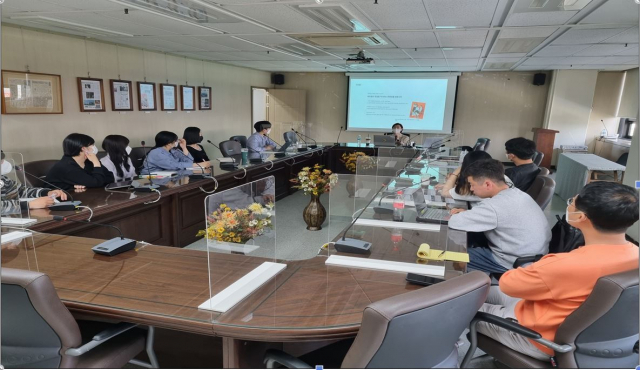 지난달 22일 부산일보사에서 한국언론진흥재단 사별연수가 진행됐다.