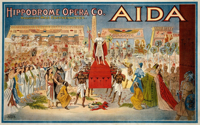 베르디의 오페라 ‘아이다’ 홍보 포스터.