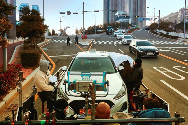 영화 '교토에서 온 편지' 촬영 현장. 부산영상위원회 제공