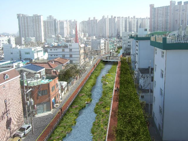 부산 남구 대연천 생태하천 복원 조감도. 부산일보DB