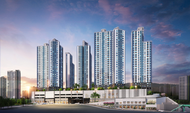 부산의 대표 건설사인 (주)동원개발이 부산을 비롯해 메가시티 권역에 주거단지 분양으로 주목을 받고 있다. ‘부암2차 비스타동원 아트포레’ 투시도. 동원개발 제공