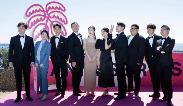 올 4월 칸 국제 시리즈 페스티벌에 초청 받은 '좋좋소' 팀. 칸국제시리즈페스티벌 제공