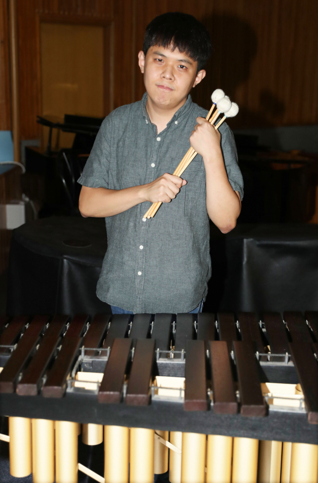 심영건 마림비스트. 정대현 기자 jhyun@