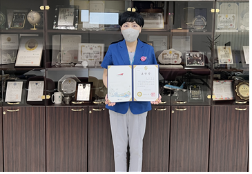 부산 영도병원 김민정 간호부장, 코로나19 대응 부산시장 표창