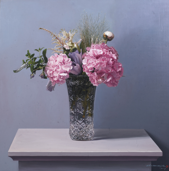 구자승 '수국'. 피카소화랑 제공