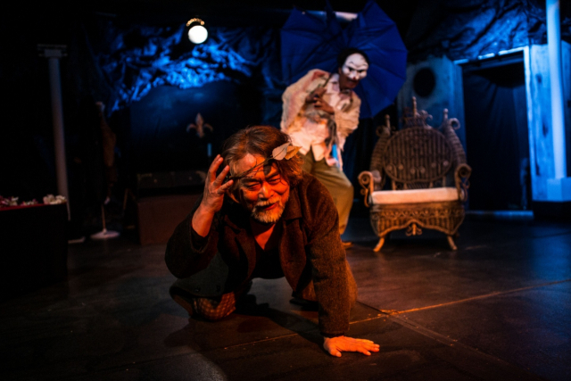 박찬영 배우가 출연했을 당시의 '백조의 노래' 공연 장면. 부두연극단 제공