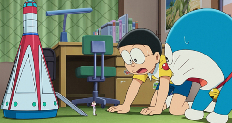 도라에몽 시리즈 극장판인 ‘극장판 도라에몽: 진구의 우주소전쟁 리틀스타워즈’ 스틸 컷. 대원미디어 제공