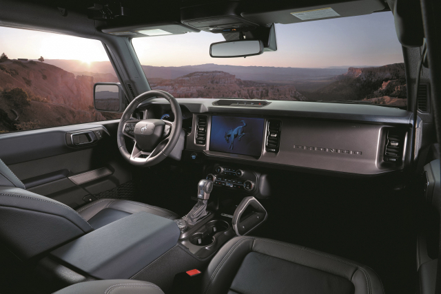 ‘뉴 포드 브롱코’ 내부.포드코리아 제공