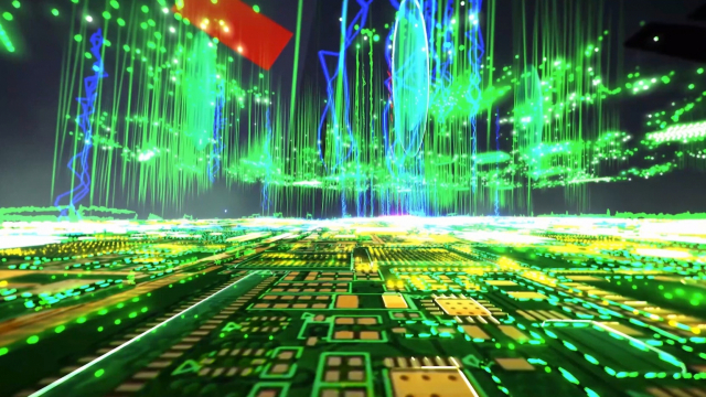 김봉관 작가는 사운드 인터렉티브 레이저 작품을 선보일 예정이다. 아트인더베이 제공