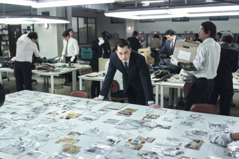 배우 정우성이 군인 출신 안기부 요원 김정도를 연기한 영화 ‘헌트’ 스틸 컷. 메가박스중앙플러스엠 제공