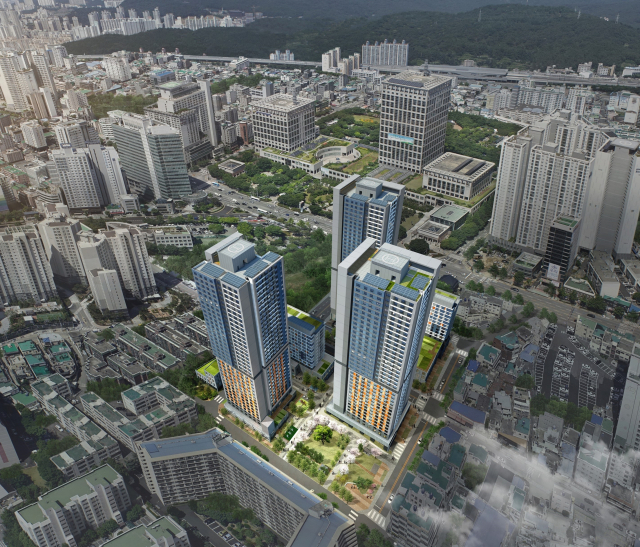 행복주택 조감도. 부산일보DB