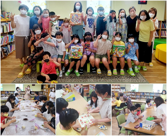 통영시 새마을문고용남면분회는 8·9일 양일간 용남면새마을작은도서관에서 지역 초등학생을 대상으로 ‘슬기로운 여름방학 특강’을 열었다. 통영시새마을회 제공