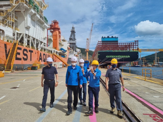 안전보건공단 안종주 이사장, 대우조선해양 현장점검