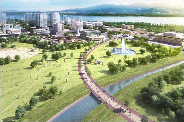 명지국제신도시 2단계 조감도. 부산일보DB