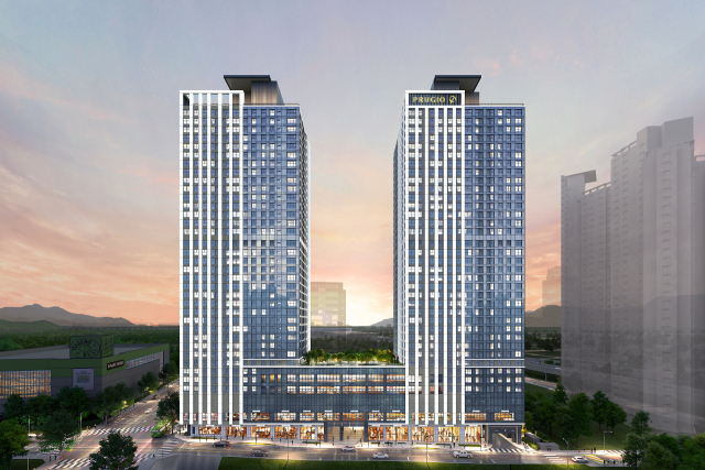 부산 부산진구 부암동 일대 하이엔드 커뮤니티 시설을 갖춘 주거형 오피스텔 ‘부산시민공원 푸르지오'(투시도)가 들어선다. 지하 7층~지상 35층, 2개동, 전용면적 84㎡ 총 468호실 규모의 주거형 오피스텔과 근린생활시설로 조성되며 오는 23일(화)~24일(수) 이틀간 청약 접수를 진행한다. 대우건설 제공