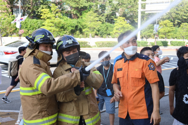 해운대소방서, ‘미래소방관 체험교실’ 운영