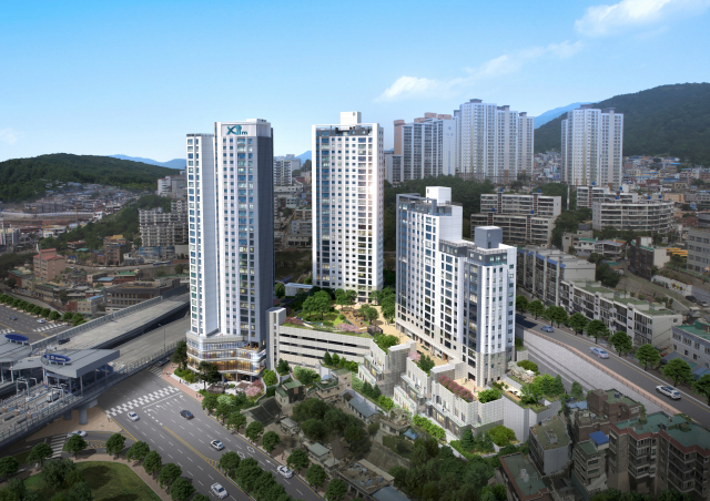 부산시 서구 암남동 송도해수욕장 인근에 ‘송도자이르네 디오션(조감도)’이 지하 6층, 지상 29층 높이에 4개동 총 227세대 규모로 건립된다. 부산에서는 처음으로 자이S＆D가 선보이는 ‘자이르네’ 브랜드로, 전용 84㎡에서부터 희소가치가 높은 대형 161㎡까지 다양한 타입의 평면 구성과 남향 위주의 단지 배치가 특징이다. 자이S＆D제공