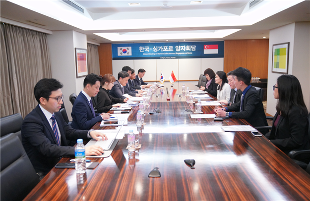 2019년에 열린 ‘제6차 한·싱가포르 해사안전 정책회의’ 모습. 해수부 제공