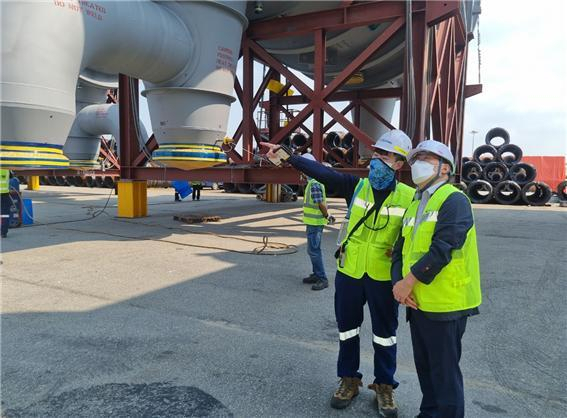 항만 안전점검 장면. 해수부 제공