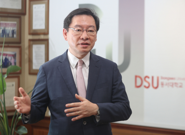 동서대 장제국 총장. 정대현 기자 jhyun@