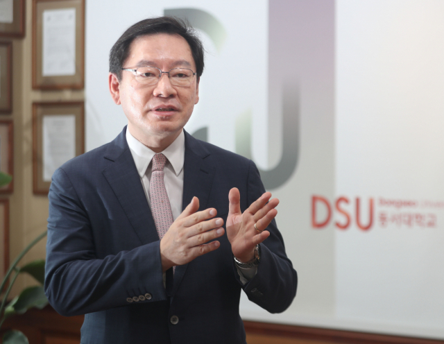 동서대 장제국 총장. 정대현 기자 jhyun@