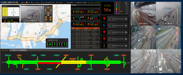 부산광역시의 ‘해상교량 실시간 통합교통관리 시스템 대상구간 및 구성안’. 부산시 제공
