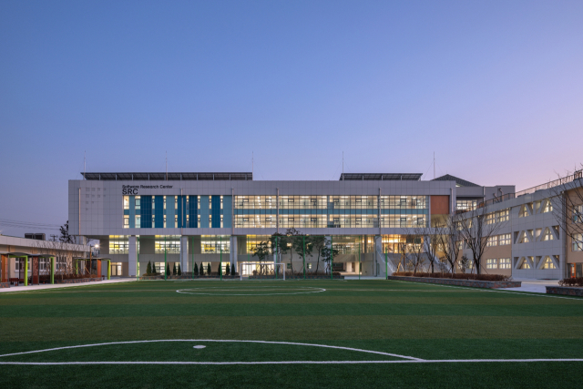 리모델링을 통해 준공된 부산SW마이스터고. 상지건축 제공