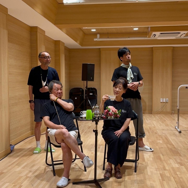 연극 '벚꽃동산' 연습 장면. 시나위 공연기획단 제공