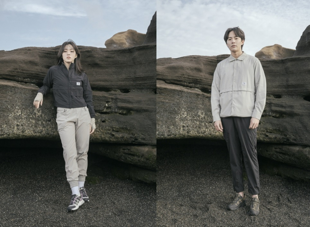 트렉스타 조거팬츠 스타일 코디 모델컷. 트렉스타 제공