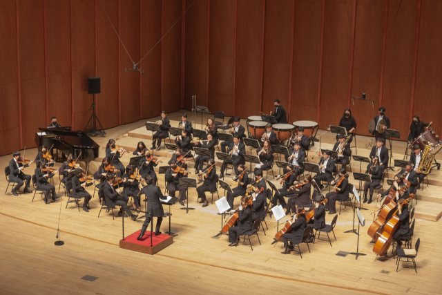 부산CBS교향악단의 연주 장면. 부산CBS 제공