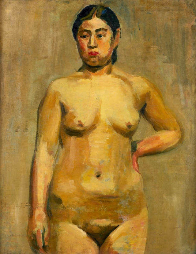 서진달 '나부입상'. 경남도립미술관 제공