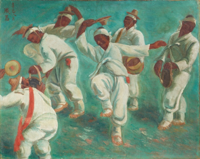 김중현 '농악'. 경남도립미술관 제공