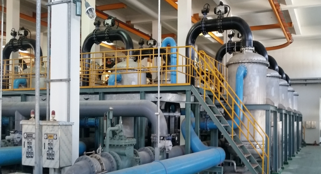 창원 덕동물재생센터 내 기존 여과 장치. 창원시 제공