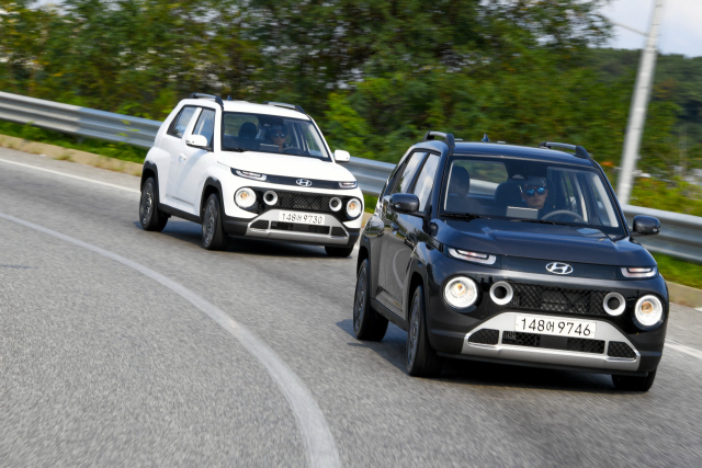 경차 판매 1위에 오른 현대자동차 경형 SUV(스포츠유틸리티차량) ‘캐스퍼’. 현대차 제공