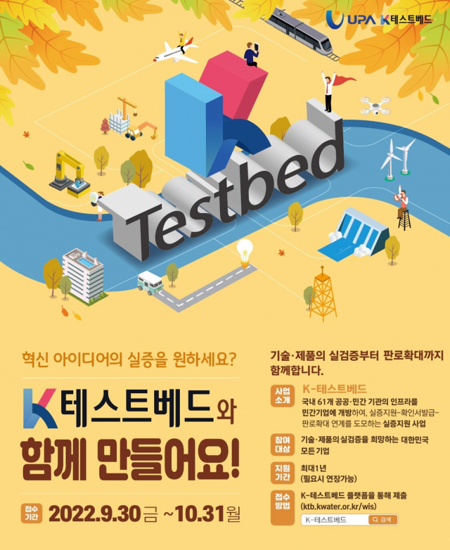 ‘K-테스트베드 통합공모’ 포스터. 울산항만공사 제공