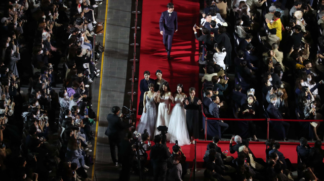 제27회 부산국제영화제(BIFF) 개막식 레드카펫. 부산일보DB