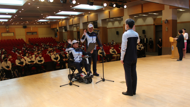 부산시장애인체육회, 제42회 전국장애인체육대회 부산선수단 결단식 개최