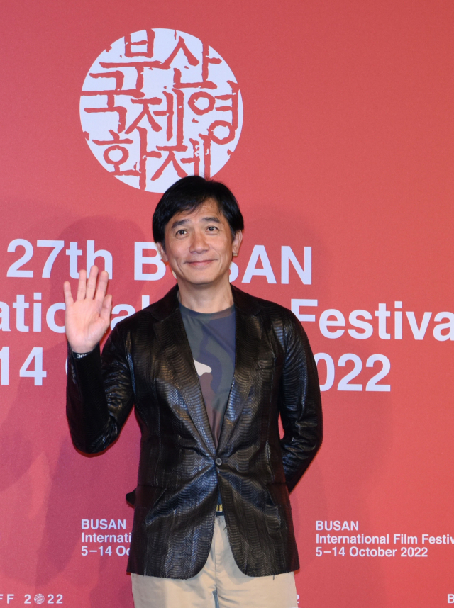 6일 오전 해운대구 KNN 시어터에서 열린 제27회 부산국제영화제 ‘올해의 아시아 영화인상’ 기자회견에 참석한 양조위. 안지현 인턴기자